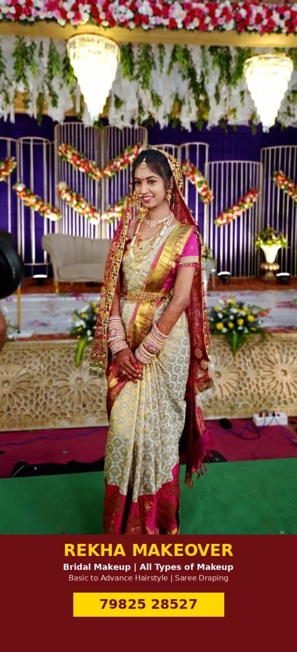 Rekha Makeovers and Beauty Parlour — Bridal Makeup Artist in Kondapur, Hyderabad
